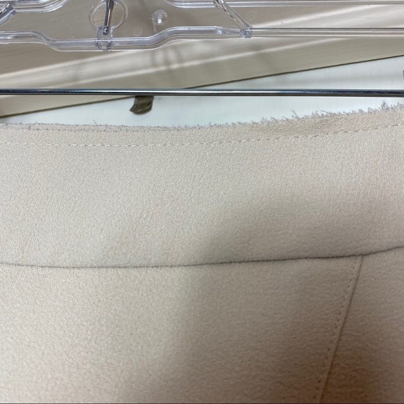 TopShop Ivory Raw Hem Asymmetrical Wrap Mini Skirt - Picture 9 of 10